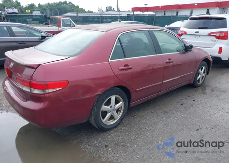 2004 Honda Accord 2.4 Ex из США, поврежденный, VIN JHMCM56694C030949
